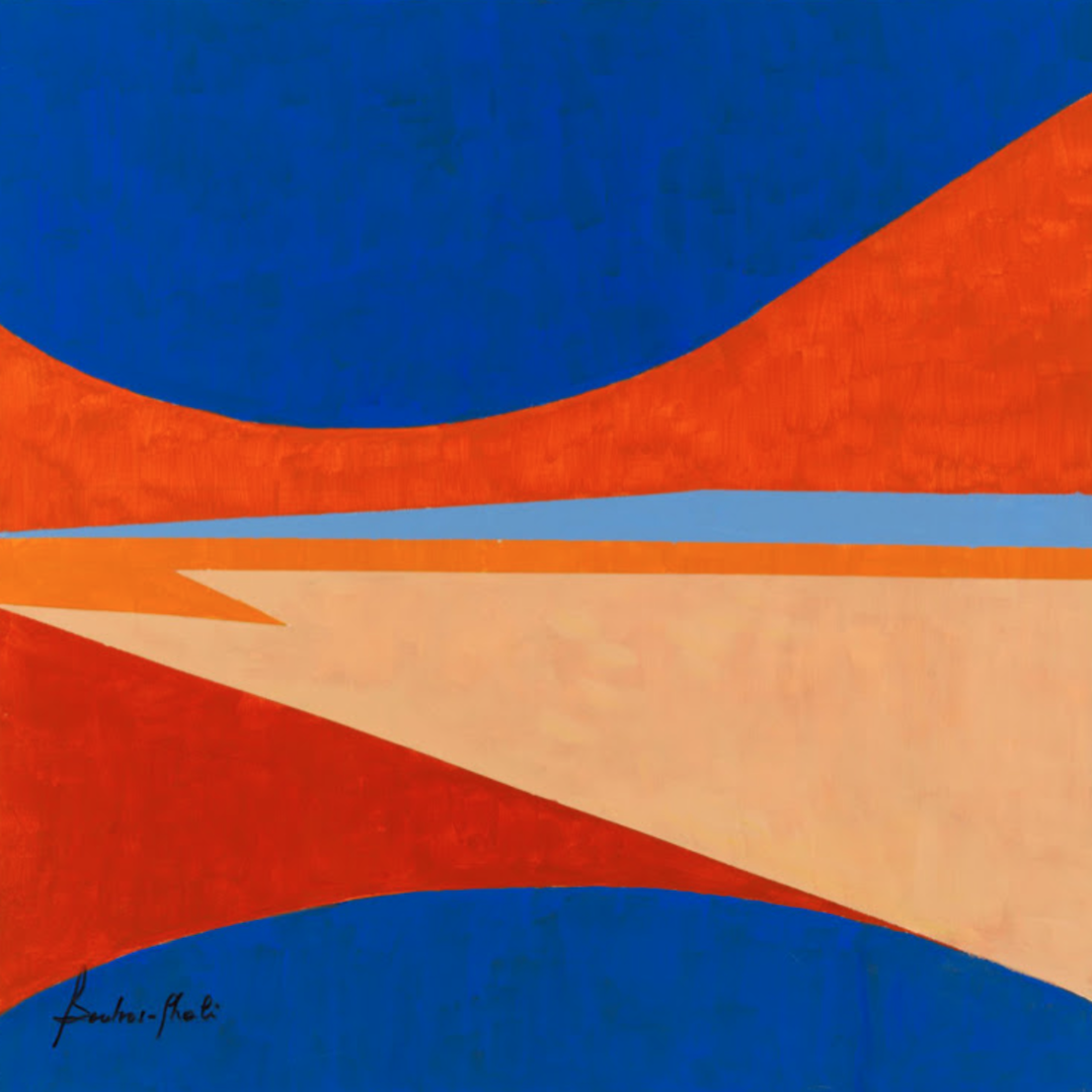 WASSEF BOUTROS - GHALI, Untitled, 2015, Acryl auf Leinwand, 38 x 38 inches | 96.5 x 96.5 cm