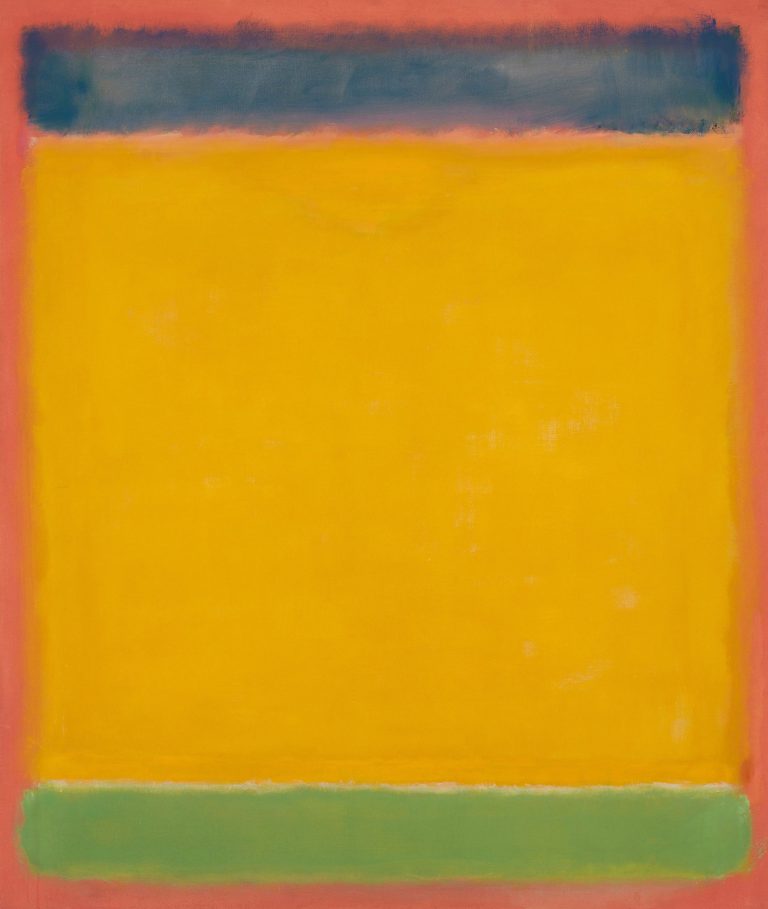 Mark Rothko. Untitled (Blue, Yellow, Green on Red), 1954. © 2022. Digital image Whitney Museum of American Art / Licensed by Scala © Kate Rothko Prizel & Christopher Rothko/Bildrecht 2022