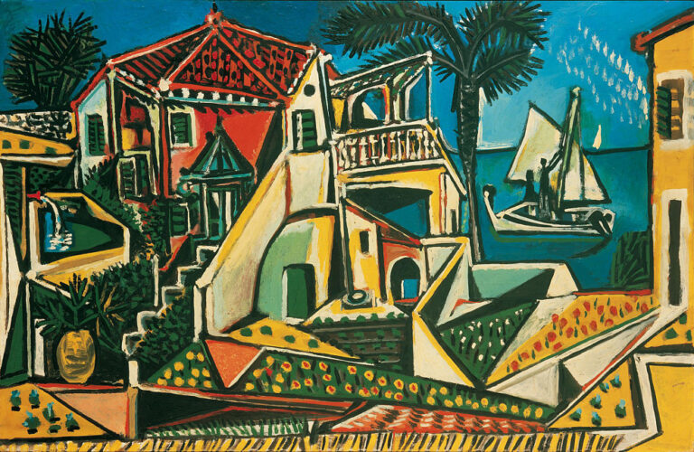 Pablo Picasso, Mittelmeerlandschaft, 1952, Albertina Wien (c) Succession Picasso / Bildrecht