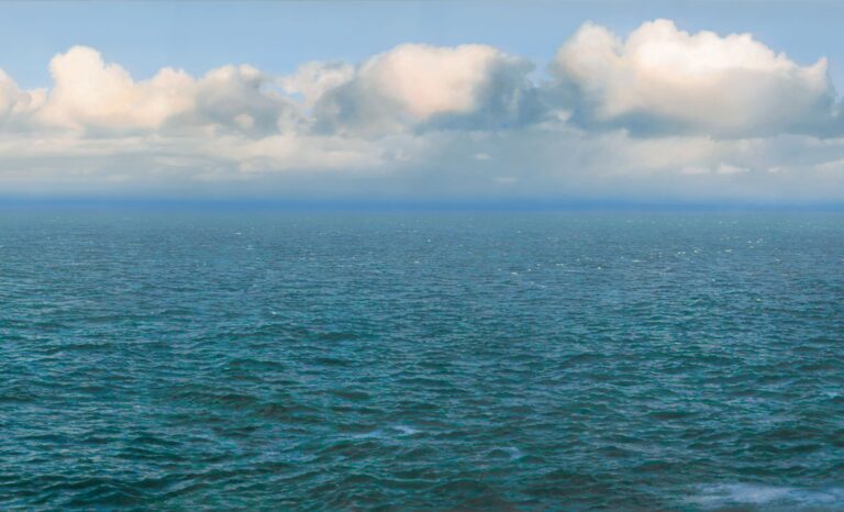 Helmut Ditsch, Das Meer II, 2005,Öl, Acryl auf Leinwand, 150 x 600 cm, Foto: ARTFACTORY (Detail)
