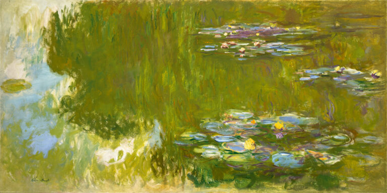Claude Monet, Der Seerosenteich, 1917-1919
Öl auf Leinwand
(ALBERTINA, Wien - Sammlung Batliner)