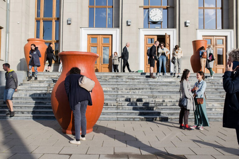 Mykola Ridnyi, Lost Baggage, 2019, 12th Kaunas Biennial, photo: Remis Š?erbauskas