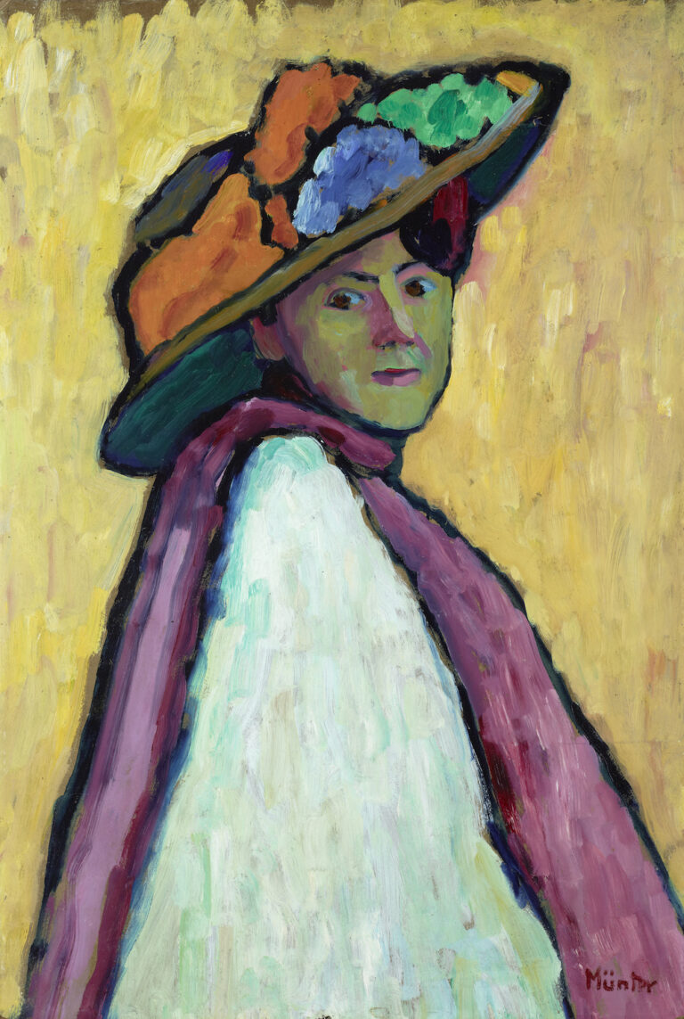 Gabriele Münter, Bildnis Marianne von Werefkin, 1909, Städtische Galerie im Lenbachhaus und Kunstbau München © Bildrecht, Wien 2023