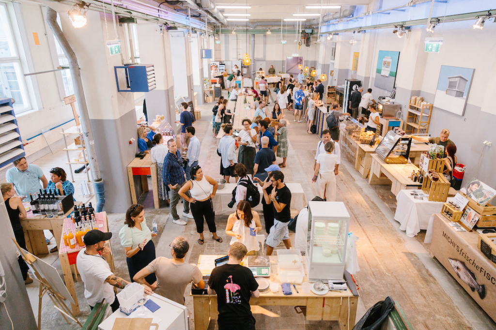 Markterei Markthalle im ehemaligen Wasserbaulabor © Buero de Martin, Fotograf: Tom Dalby