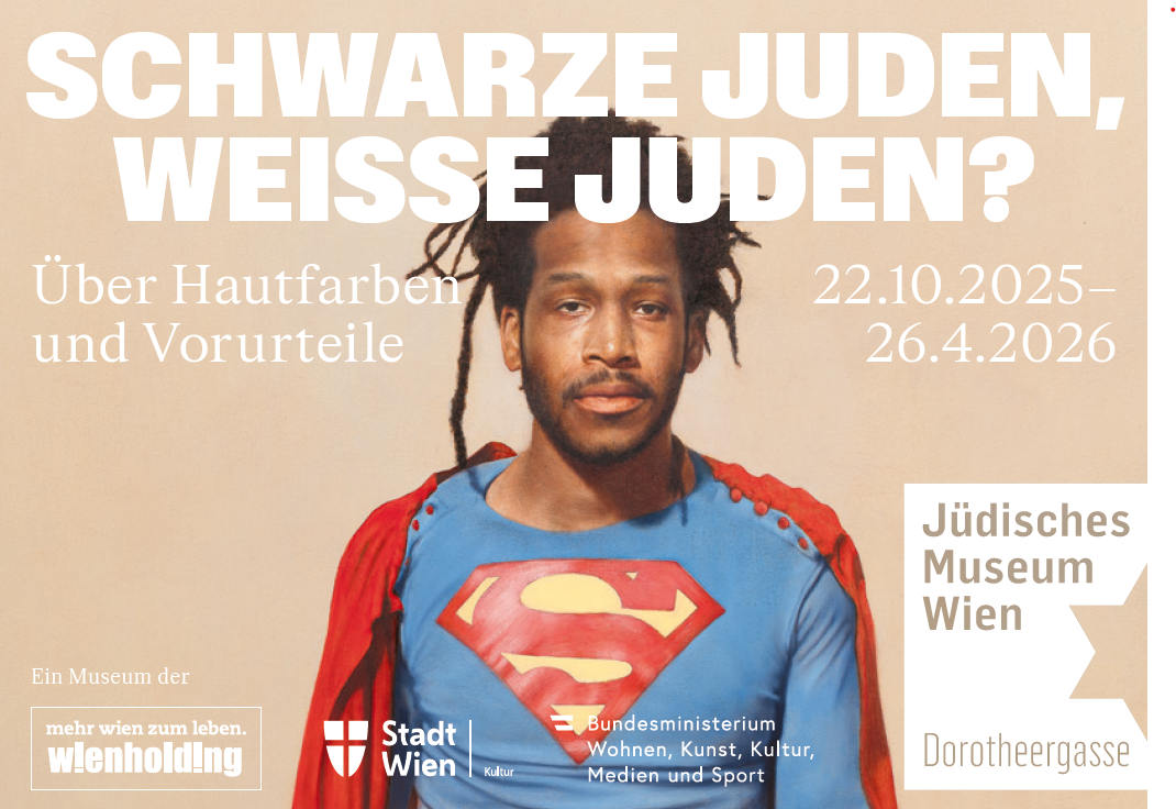 Ausstellungsujet Schwarze, Weisse Juden